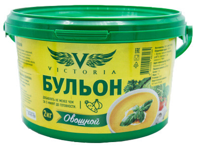 Бульон Виктория овощной 2 кг (упаковка 4 шт)