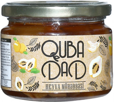 Варенье из груши Quba dad 375 гр (упаковка 8 шт)