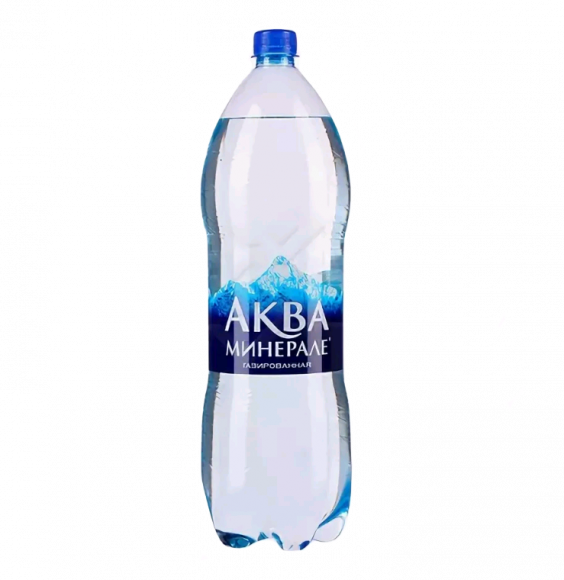 Вода Aqua Minerale газированная 1л (упаковка 12 шт)