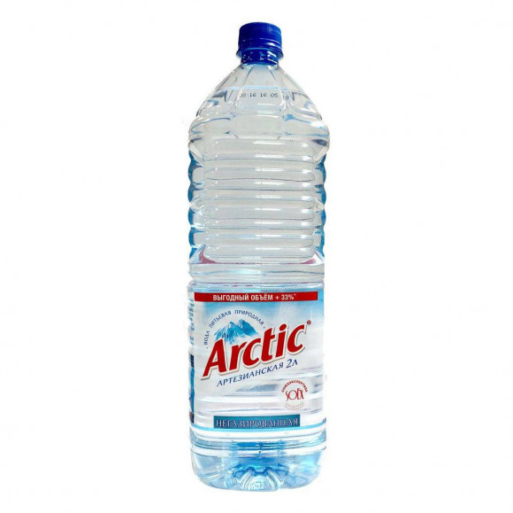 Вода Arctic артезианская негазированная 2л (упаковка 6 шт)