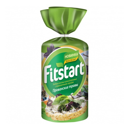 Хлебцы Fitstart рисовые Прованские травы 90 гр (упаковка 12 шт)