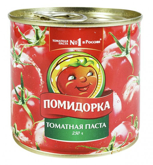 Томатная паста Помидорка 250 гр ж/б (упаковка 24 шт)