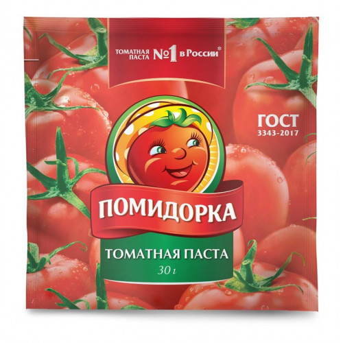Томатная паста Помидорка 30 гр (упаковка 50 шт)
