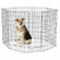 Вольер MidWest Life Stages для собак, 8 панелей 61х122h см, с дверью-MAXLock черный