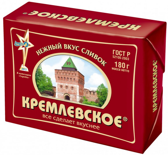 Масло Кремлевское спред 60% 180 гр (упаковка 20 шт)