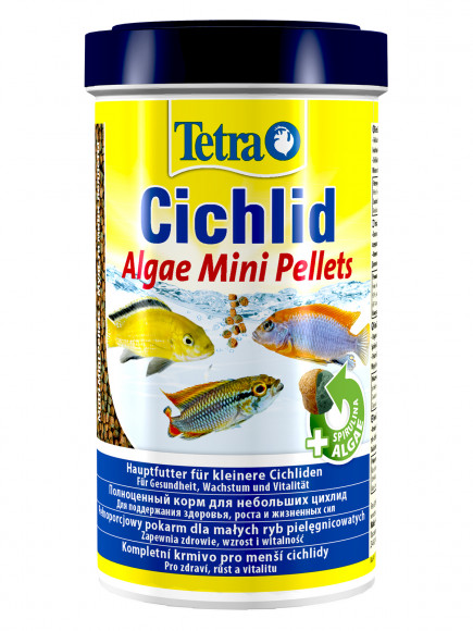 TetraCichlid Algae Mini корм для всех видов цихлид 500 мл