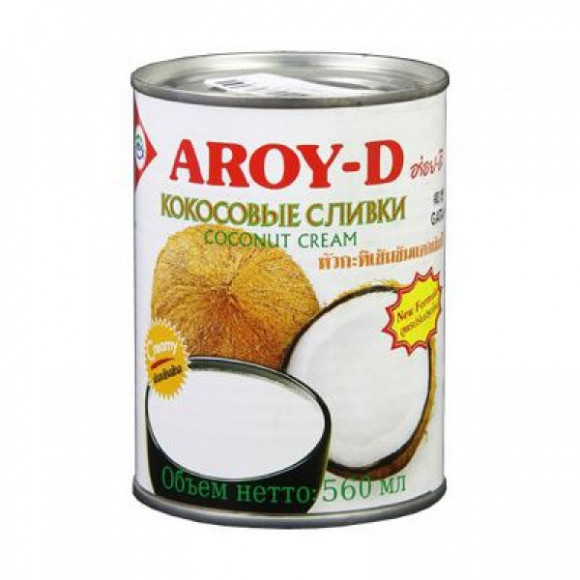 Кокосовые сливки AROY-D 560мл (упаковка 24 шт)