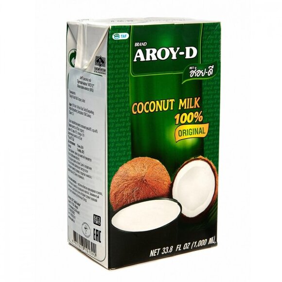 Кокосовое молоко AROY-D 1л (упаковка 12 шт)
