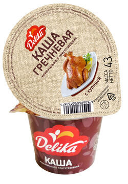 Каша гречневая с курицей Крупно 43 гр (упаковка 12 шт)