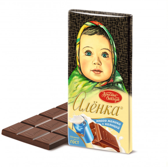 Аленка Шоколад 90г.1х6х15 Много Молока (П-70 Р-10)