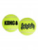 KONG игрушка для собак Air "Теннисный мяч" маленький (в упаковке 3 шт.) 5 см