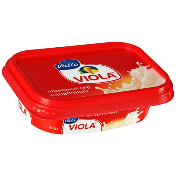 Сыр плавленый Виола Валио 200гр (упаковка 18 шт)