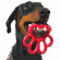 BAMA PET игрушка для собак ORMA MINI 8см, резина, цвета в ассортименте
