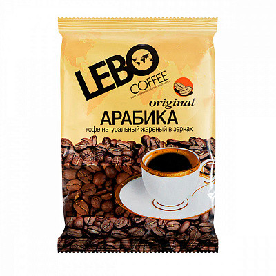 Кофе Лебо зерновой 100 гр (упаковка 50 шт)