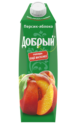 Сок Добрый персик 1л (упаковка 12 шт)