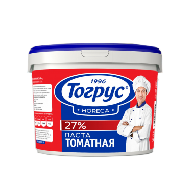 Томатная паста ГОСТ Тогрус 27% 5 кг