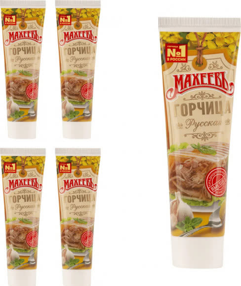 Горчица Русская 15х100мл. туба (Махеевъ)