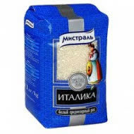 Рис круглый Италика Мистраль 1 кг (упаковка 12 шт)