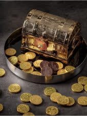 Атаг конфеты 140грх8 Остров сокровищ темный (золото) (П-50) НОВИНКА!