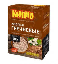 Хлопья гречневые из целой крупы Крупно 400 гр (упаковка 7 шт)