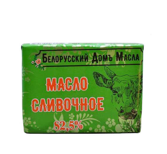 Масло сливочное БЕЛОРУССКИЙ ДОМЪ МАСЛА 82,5% 160гр (упаковка 24 шт)