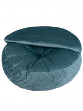 XODY пуфик Комфорт №1 50х50 см, флок, бирюзовый XODY пуфик Комфорт №1 50х50 см, флок, бирюзовый