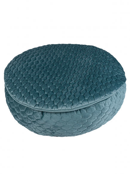 XODY пуфик Комфорт №1 50х50 см, флок, бирюзовый