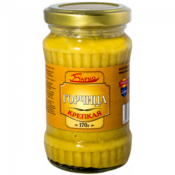 Горчица крепкая ст/б 10х170г (БАРКО)