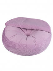 XODY пуфик Комфорт №1 50х50 см, флок, сиреневый XODY пуфик Комфорт №1 50х50 см, флок, сиреневый