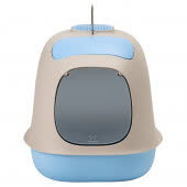 United Pets био-туалет "Minù" в комплекте с совочком, пакетами для уборки и угольным фильтром, 40х40х50 см, серый/голубой United Pets био-туалет "Minù" в комплекте с совочком, пакетами для уборки и угольным фильтром, 40х40х50 см, серый/голубой