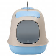 United Pets био-туалет "Minù" в комплекте с совочком, пакетами для уборки и угольным фильтром, 40х40х50 см, серый/голубой United Pets био-туалет "Minù" в комплекте с совочком, пакетами для уборки и угольным фильтром, 40х40х50 см, серый/голубой