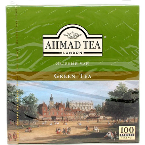 Черный чай в зеленой упаковке. Чай упаковка Ахмад Теа зеленый упаковка. Ahmad Tea чай зеленый 100. Чай Ахмад Гринфилд 100 пакетиков. Ахмад зеленый 100 пакетиков.