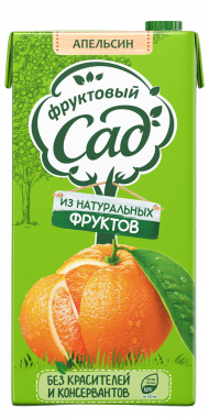Сок Фруктовый Сад нектар апельсин с мякотью 1,93л (упаковка 6 шт)