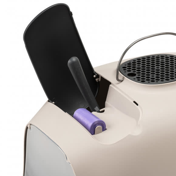 United Pets био-туалет "Minù" в комплекте с совочком, пакетами для уборки и угольным фильтром, 40х40х50 см, серый/темно-серый United Pets био-туалет "Minù" в комплекте с совочком, пакетами для уборки и угольным фильтром, 40х40х50 см, серый/темно-серый