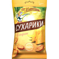 Сухарики сыр От Мартина 60 гр (упаковка 24 шт)