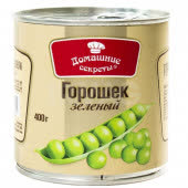 Горошек зеленый ж/б 12х400гр (Домашние Секреты) (140) Горошек зеленый ж/б 12х400гр (Домашние Секреты) (140)