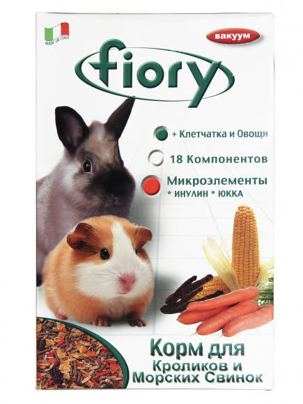 FIORY корм для морских свинок и кроликов Conigli e cavie 850 г