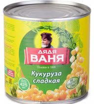 Кукуруза Дядя Ваня сладкая 425 мл (упаковка 12 шт) Кукуруза Дядя Ваня сладкая 425 мл (упаковка 12 шт)