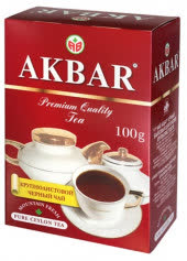 Акбар 100г. 1х24 Крупный лист Классик Красно-Белый (П-72 Р-8)