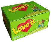 Жвачка "Лов Из"1х100х20 Яблоко/Лимон (Зеленый) Жвачка "Лов Из"1х100х20 Яблоко/Лимон (Зеленый)