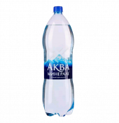 Вода Aqua Minerale газированная 1л (упаковка 12 шт)