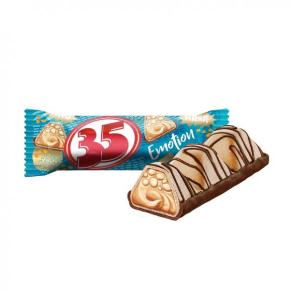 Батончик "35" 20г 1х25х8 с морской солью и карамелью (П-72 Р-6) (упаковка 200 шт)