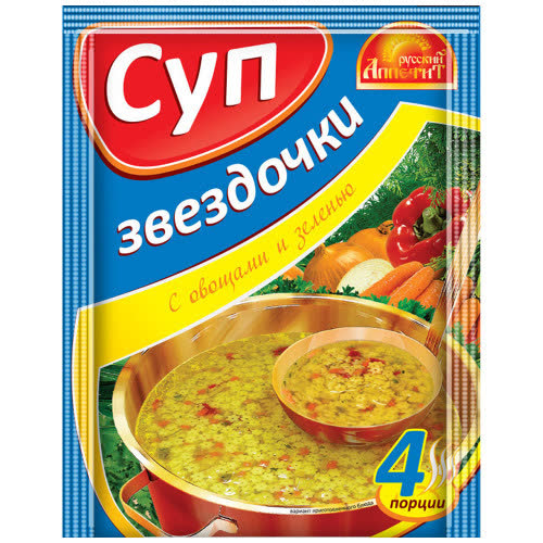 СУП Звездочки 20х60г (Русский Аппетит) П-192