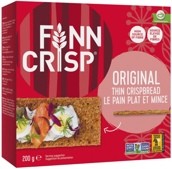 Хлебцы FINN CRISP оригинальные ржаные 200 гр (упаковка 9 шт)
