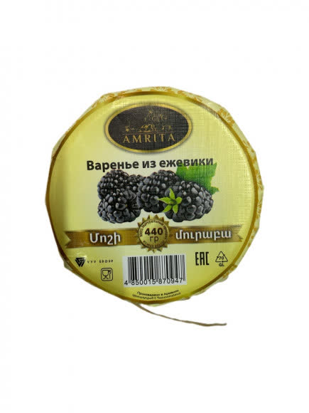 Варенье из Ежевики 12х440гр (АМРИТА) (80)