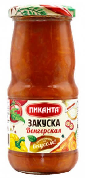 Закуска венгерская Пиканта 480 гр (упаковка 6 шт)