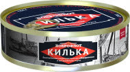 Килька балтийская КЛЮЧ нераздел. обжар. в том.соусе Ж/б 24х240гр №3 (БАРС) (112) 1632