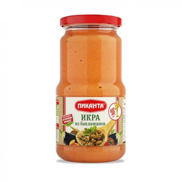 Икра из баклажанов Пиканта 520 гр (упаковка 6 шт)