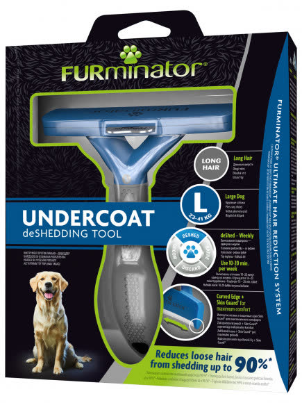 Фурминатор FURminator L для крупных собак с длинной шерстью (замена 141136)