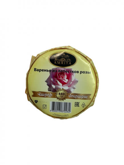 Варенье из Лепесков Роз 12х440гр (АМРИТА) (80)